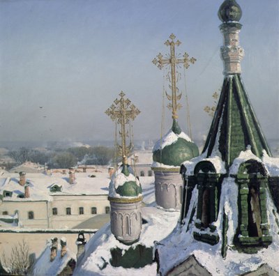 Utsikt fra et vindu på Moscow School of Painting, 1878 av Sergei Ivanovich Svetoslavsky