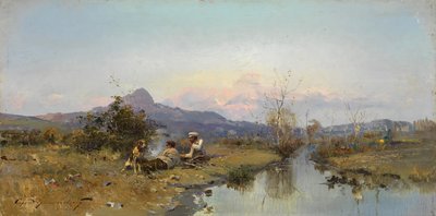 Jegerne i hvile av Sergei Ivanovich Vasilkovsky
