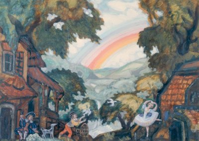 A.Adam, Giselle / scenografi Sudeikin av Sergei Jurjewitsch Sudeikin