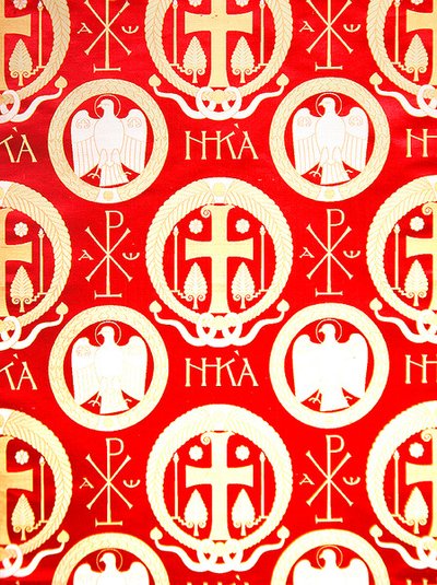 Olovyanishnikov Manufactory Brocade, tidlig på 1900-tallet (tekstil) av Sergei Vashkov