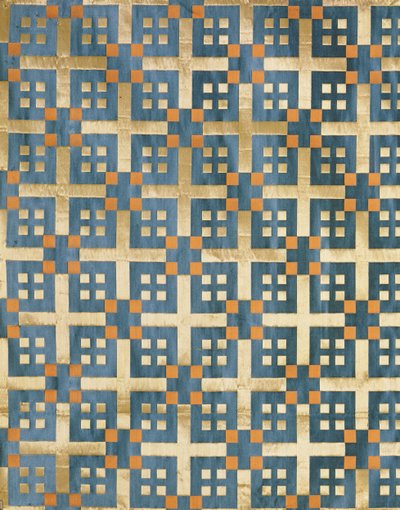 Olovyanishnikov Manufactory Half-Silk Satin, tidlig på 1900-tallet (tekstil) av Sergei Vashkov