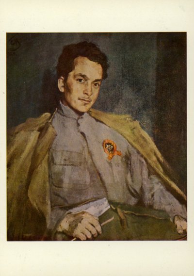 Dmitriy Furmanov , russisk forfatter, 1922 av Sergei Vasilievich Malyutin