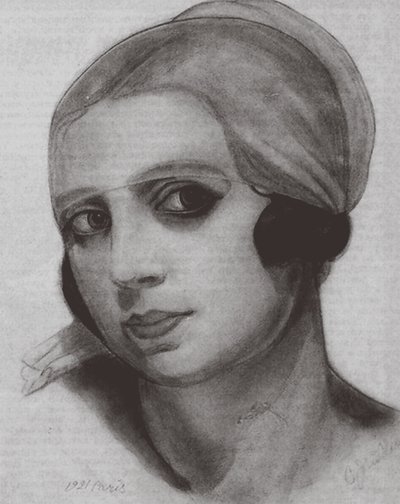 Vera de Bosset Stravinsky 1888-1982, 1921 av Sergei Yurievich Sudeykin