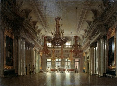 Feltmarskalkens sal i Vinterpalasset av Sergey Konstantinovich Zaryanko