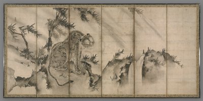 Dragon og Tiger av Sesson Shukei