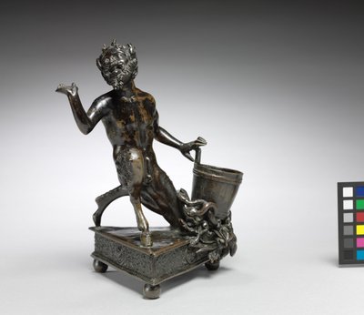 Knelende Satyr, ca. 1520 (bronse) av Severo da Ravenna
