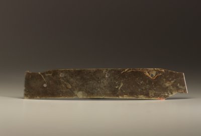 Seremonielt redskap (jade) av Shang Dynasty Chinese School