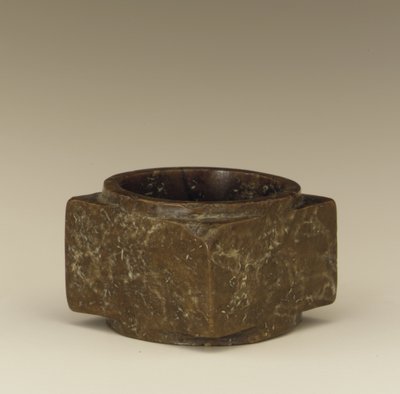 Cong (jade) av Shang Dynasty Chinese School