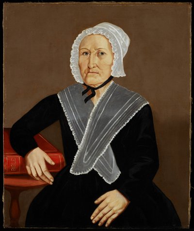 Portrett av Harriet Brown, 1845 av Sheldon Peck