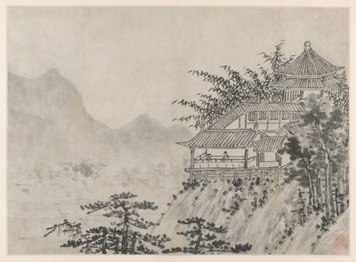 Tolv utsikt over Tiger Hill, Suzhou: The Thousand Acres of Clouds av Shen Zhou