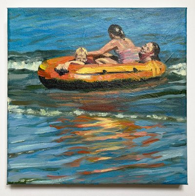 In the Shallows with the Jolla, 2021 av Sheri Gee