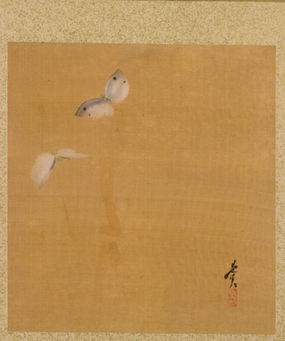 Moths fra Album of Paintings av den ærverdige Zeshin av Shibata Zeshin