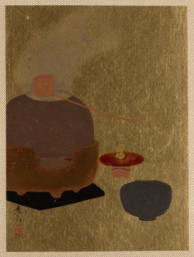 Apparat for teseremoni. av Shibata Zeshin
