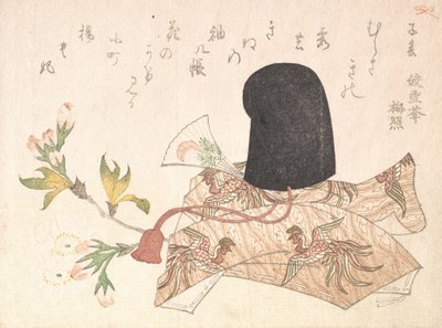 Cherry Blossoms and Court Hat, sannsynligvis 1816., sannsynligvis 1816. av Shinsai