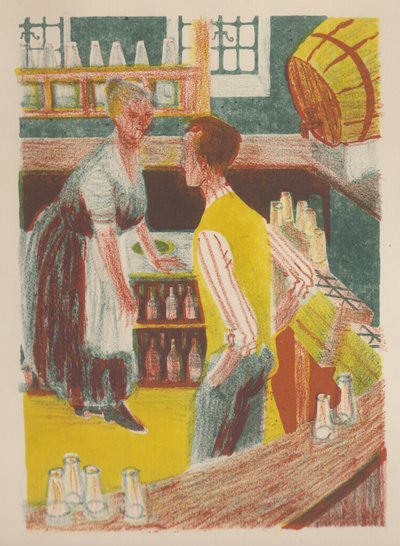 Bak baren, 1952. av Shirley Markham