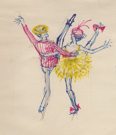 Pardans, c1950. av Shirley Markham