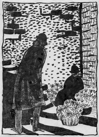 Blomsterselger, 1952. av Shirley Markham