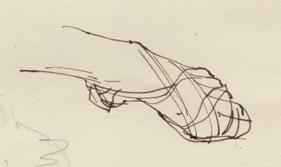 Fotstudie, c1950. av Shirley Markham