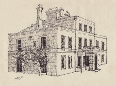 Georgiansk hus, ca 1950. av Shirley Markham