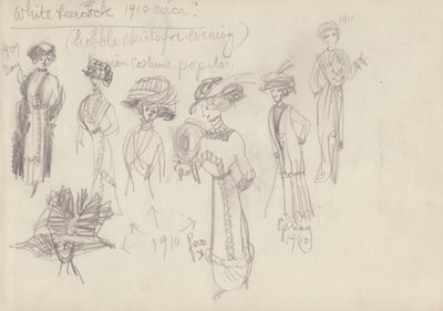 Historisk drakt, c1950. av Shirley Markham
