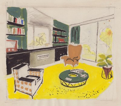 Interiørdesign, 1951. av Shirley Markham