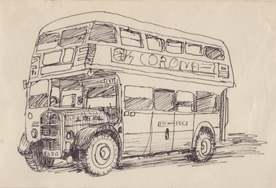 Rutemesterbuss, 1951. av Shirley Markham