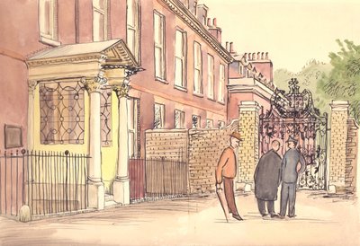 State apartments, Kensington Palace, London, c1950. av Shirley Markham