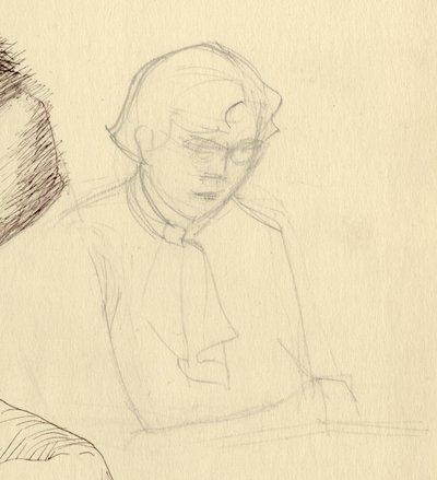 Studie av en kvinne, c1951. av Shirley Markham