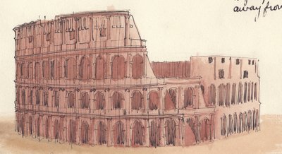 Colosseum, Roma, Italia, 1951. av Shirley Markham
