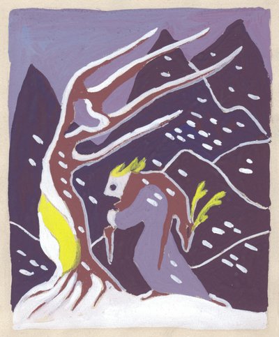 Vinterstudie, c1950. av Shirley Markham
