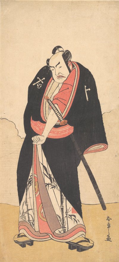 Kabuki Ac og r Nakamura Transparent Good As Rai Kakiguro, 2. måned, 1780. av Shunsho
