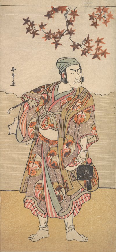 Den første Nakamura Nakazo i rollen som Shimada no Hachizo, 1783. av Shunsho