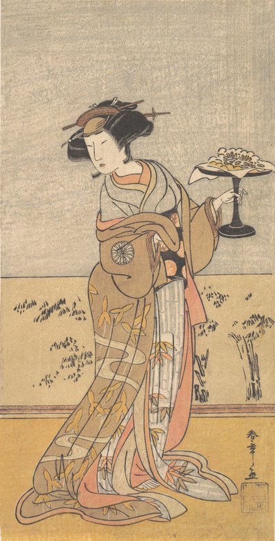 Den første Nakamura Tomijuro i rollen som Shigenoi, 10. måned, 1777. av Shunsho