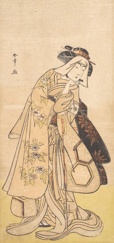 Den fjerde Iwai Hanshiro som kvinne, ca. 1779. av Shunsho
