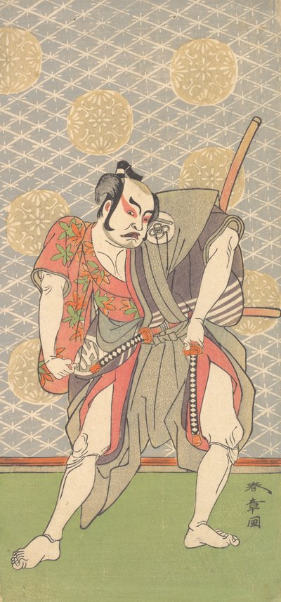 Den andre Nakamura Sukegoro i rollen som Gokumon no Shobei, 2. måned, 1771. av Shunsho