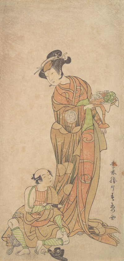 Den andre Yamashita Kinsaku i rollen som Shigenoi, sommeren 1772. av Shunsho