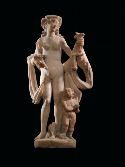 En allegorisk gruppe som skildrer rettferdighet, andre halvdel av 1600-tallet (alabast) av Sicilian School