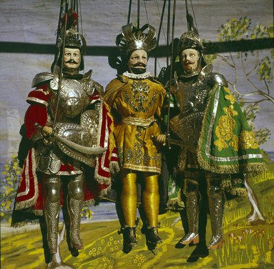 ç Pupi è eller sicilianske dukker fra 1800-tallet. av Sicilian School