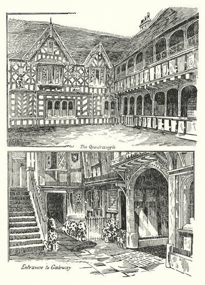 Leicester's Hospital, Warwick (gravering) av Sidney Heath