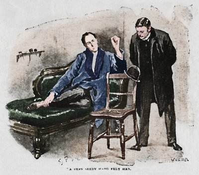 En veldig seedy hard filthatt, 1892 av Sidney Paget