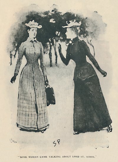 Noen kvinne kom og snakket om Lord St. Simon, 1892 av Sidney Paget