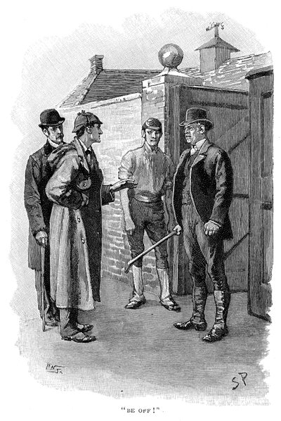 The Adventure of Silver Blaze, Holmes avhører en mistenkt av Sidney Paget