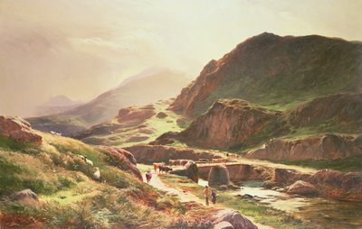 Highland Scene av Sidney Richard Percy