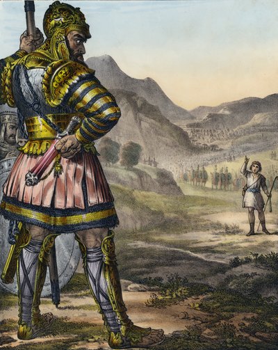 David og Goliat av Siegfried Detler Bendixen