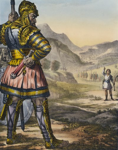 David og Goliat av Siegfried Detler Bendixen