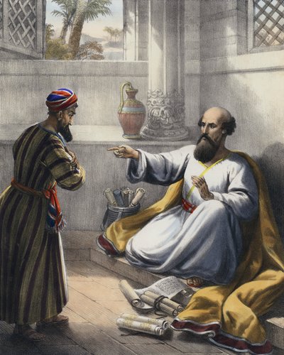 Elisja og Gehasi av Siegfried Detler Bendixen