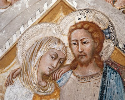 The Assumption of the Virgin, detalj av Sienese School