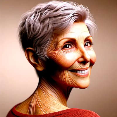 Margaret - quot;AI-Shaped Life Years: Portraits of Timelessnessquot; av Silvia Martini