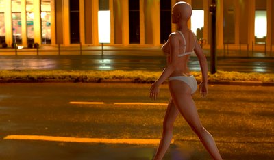 Urban Scheme: Nattlig refleksjon av Silvia Martini