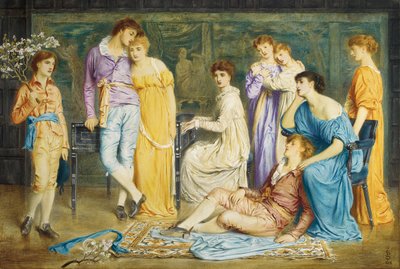 Et preludium av Bach, 1868 av Simeon Solomon